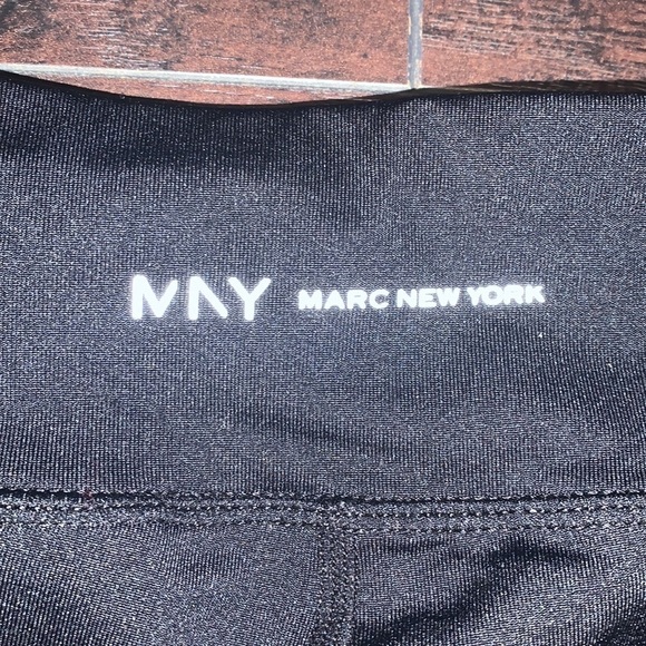 Marc New York Black Performance Cropped Leggings, sz Medium - Picture 7 of 7